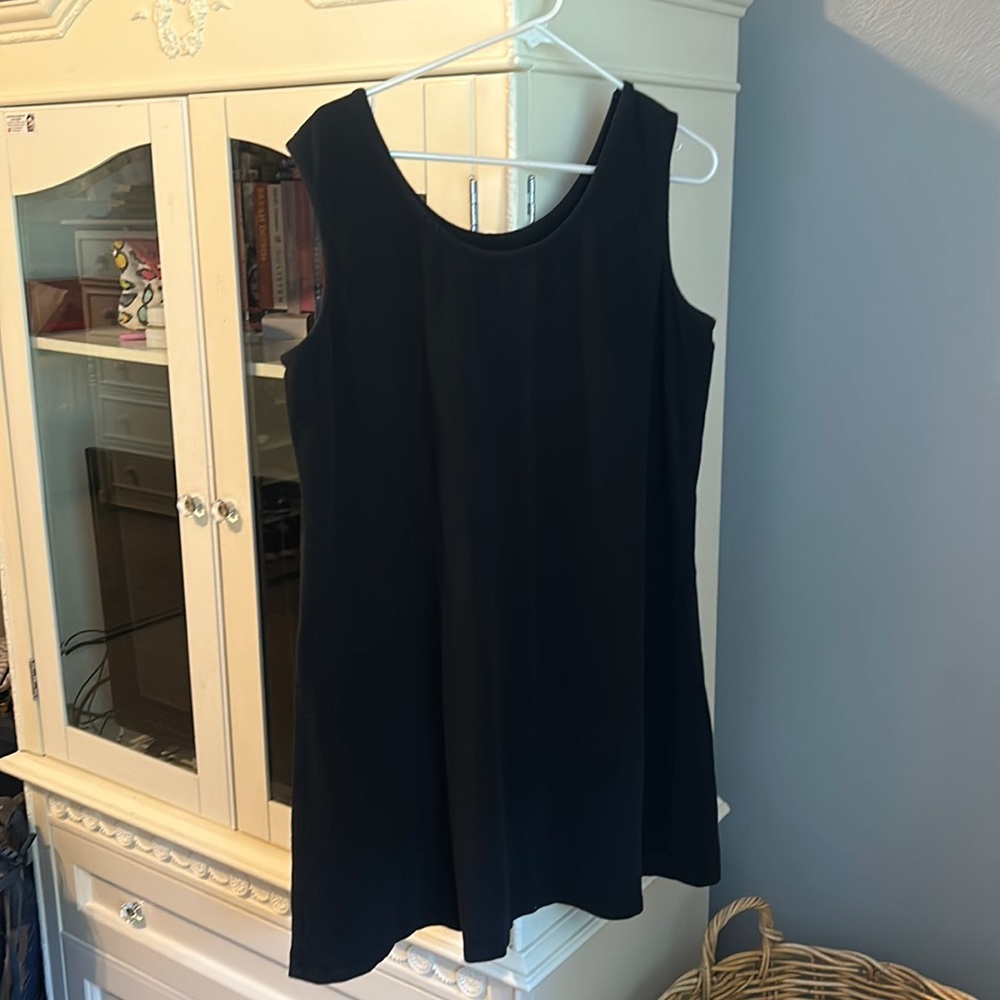 Oversized black dress